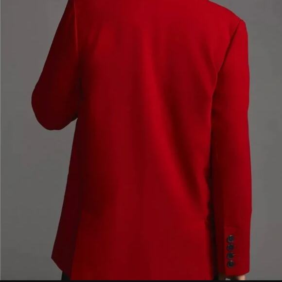NWT Anthropologie Maeve Double-Breasted Blazer - Size 8 - Picture 4 of 6